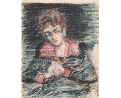 Kalman Kemeny (Hungarian, 1896-1994):A folder of original, unframed works on paper, predominantly graphite & chalk portrait s