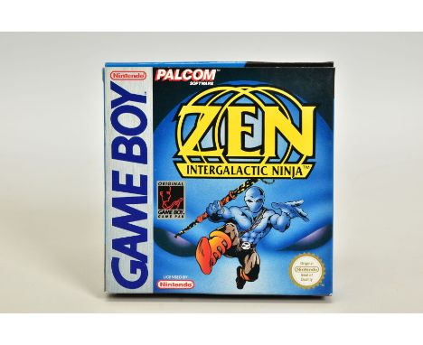 ZEN: INTERGALACTIC NINJA GAMEBOY GAME BOXED, Gameboy game based on the titular comic book character boxed with its manual, co