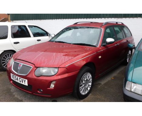 A Rover 75 Con-Seur SE CDTI Tour estate, in red, diesel, VE54 GVY, 7 former keepers, V5 present, first registered 25th Novemb