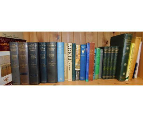 Birds and gardening related books, to include Familiar Wild Flowers vols 1 - 4, The Handbook of British Birds vols 1 - 5, Sna