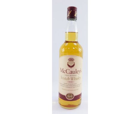 A McCauley's Scotch Whisky, Aged for Three Years, 70cl bottle.