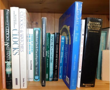A group of books relating to clocks and watches, to include The Country Life International Dictionary of Clocks, The World's 