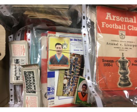 Arsenal Football Programmes + Memorabilia: Home and away programmes from the 50s up to 73/74 including 30 from 70/71. 86 x 19