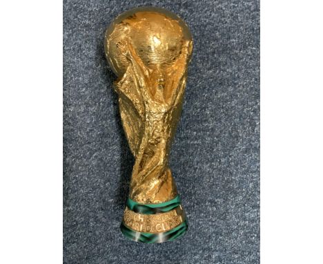 1966 World Cup Gold Trophy: From the suppliers to the film and tv industry a replica 9ct gold plated trophy weighing approxim