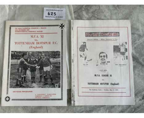 Tottenham Maltese Supporters Club Football Magazines: The Cockerel numbers 5 to 12 inclusive of the monthly magazine in mint 