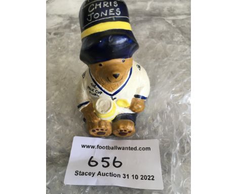 Tottenham 1982 Milk Cup Final Paddington Bear Players Gift: Paddington in Tottenham kit with the Milk Cup Final to shirt. Hat