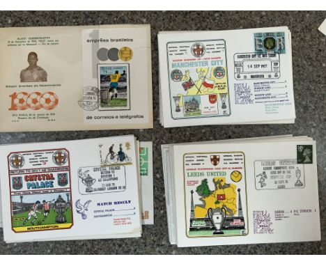 Football First Day Cover Collection: European matches, cup finals, local derbies and a wide variety of others in good conditi