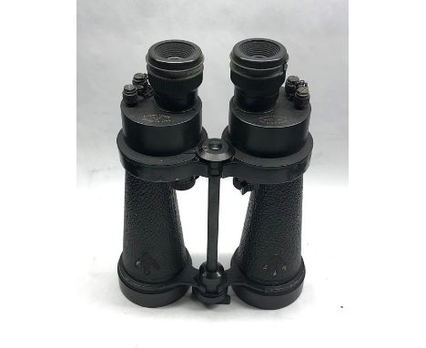 WW2 Barr &amp; Stroud military binoculars CF42 w/ broad arrow &amp; grid Lines 