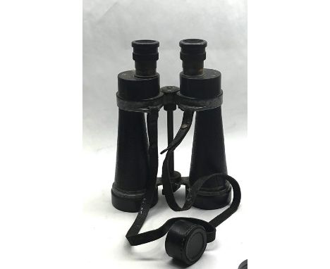 WW2 Barr &amp; Stroud Military BINOCULARS CF42 w/ Broad Arrow &amp; Grid Lines Barr &amp; Stroud  Glasgow and London CF 42 7x