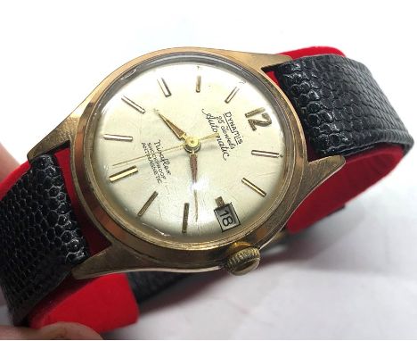 Vintage Gents Dynamis automatic wristwatch working but no warranty given 