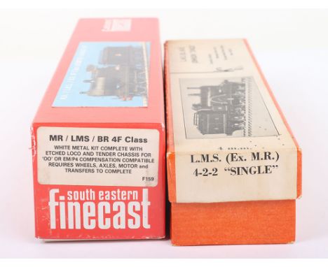 South Eastern Finecast 4mm scale MR/LMS/BR 4F class locomotive and chassis kit, boxed unused sealed contents and instructions