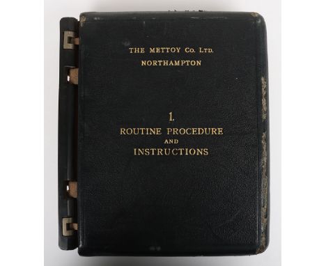 Very Scarce The Mettoy Co Ltd Northampton 1. Routine Procedure and Instructions Report , very interesting historic report to 