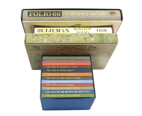 Folio Society books. Comprising Folio 60, A Bibliography 1947-2006, Betjeman (Sir John) Selected Poems, Grahame (Kenneth) The