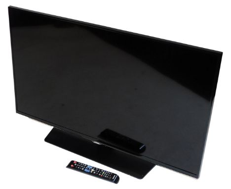 A Samsung 40" LCD Smart TV, with box, possibly incomplete. 