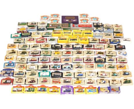 Days Gone By Lledo and other die cast vintage motor cars, trucks, sports cars, etc., all boxed. (a quantity)