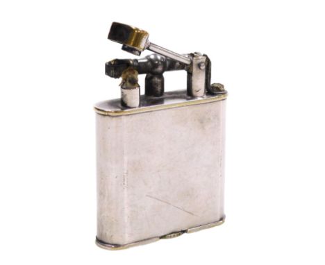 A Dunhill Unique pocket lighter, pat number 143752.