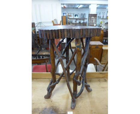 A naturalistic rootwood occasional table 