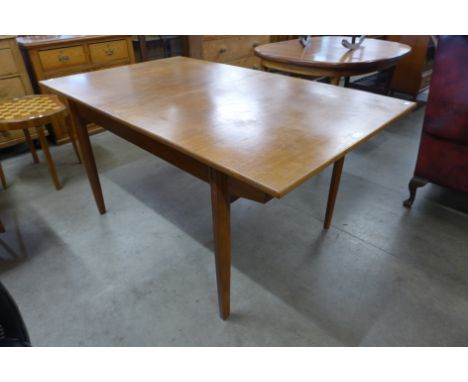 A Bath Cabinet Makers teak extending dining table 