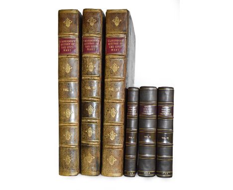 Clarendon (Edward, Earl of)The History of the Rebellion and Civil Wars in England, Begun in the Year 1641 ...Oxford, printed 