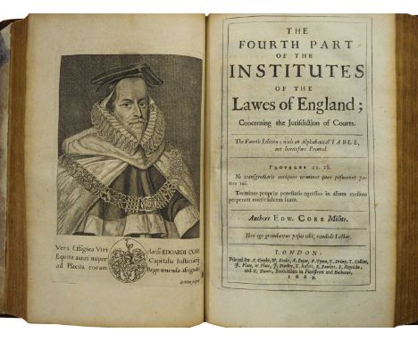 Coke (Edwardo) [Sir Edward]The First Part of the Institutes of the Laws of England. Or, A Commentary upon Littleton ..., Will