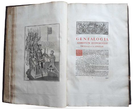 Yorkshire[Gale (Roger) edit.], Registrum Honoris de Richmond ...R. Gosling, 1722, folio, large margins, the larger form of th