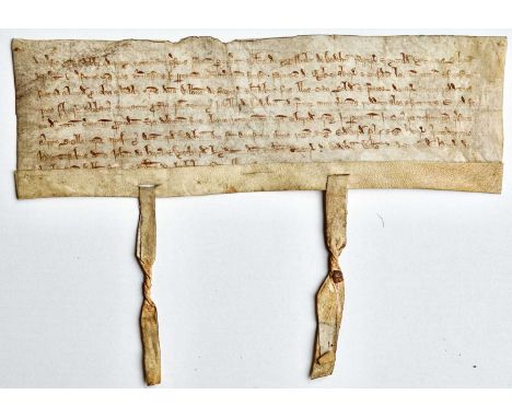 Essex - BicknacreManuscript Power of Attorney from Robert de Mopeshale of Woodham Ferrers and his wife Matilda to the Prior a