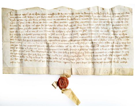 York Indenture Indenture of a Lease from Geoffrey Pigot to Randolph de Rommundeby of York, Mercer, of a tenement in the subur