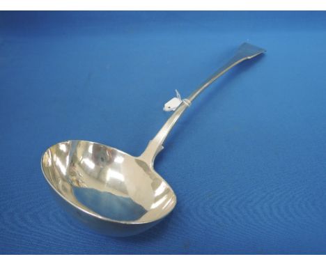 A Georgian silver punch ladle of traditional form, London 1811, Joseph Ash, approx 158g