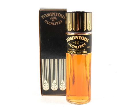 Tomintoul Glenlivet 12 Years Old Single Highland Malt Scotch Whisky, early 1980s bottling, 43%, 70cl, in carton.