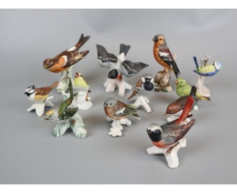 Collection of Goebel bird figures