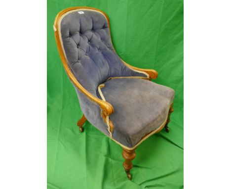 Button back nursing chair