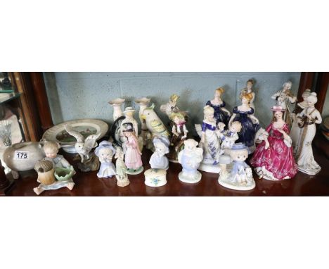 Large collection of ceramic figurines