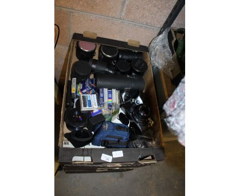 4 boxes of Camera Equipment