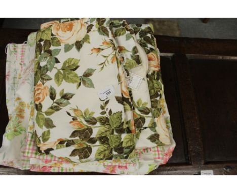 2 pairs of Curtains - Laura Ashley &amp; Sanderson Roses