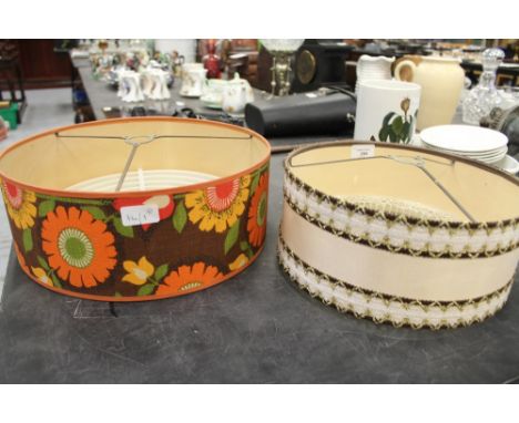2 vintage light shades