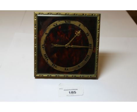 Swiss Gilt Metal Strut Clock