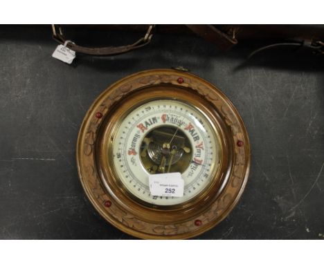 Victorian aneroid barometer