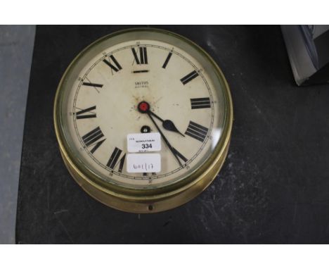 Smiths Brass Bulkhead Clock - Astral