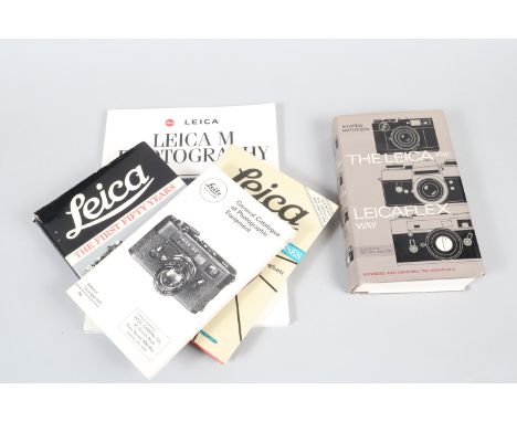 Leica Books, comprises Leica M Photography by Brian Bower (1995), paperback, Leica The First Fifty Years (1975), Leica and Le
