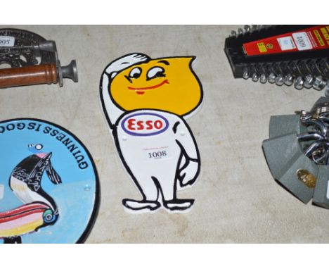 A reproduction Esso sign
