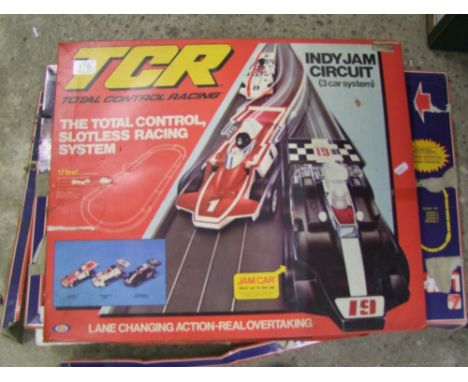 An Indy Jam circuit TCR system togther with two Lima Train sets (3)