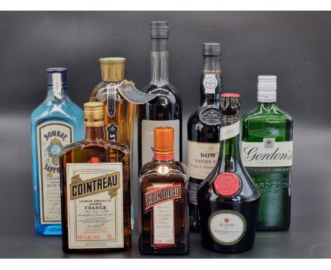 A mixed group of Wine &amp; Spirits, to include: Dow's Finest Reserve Port; Cointreau; DOM Benedictine; Cherry Bakewell Vodka