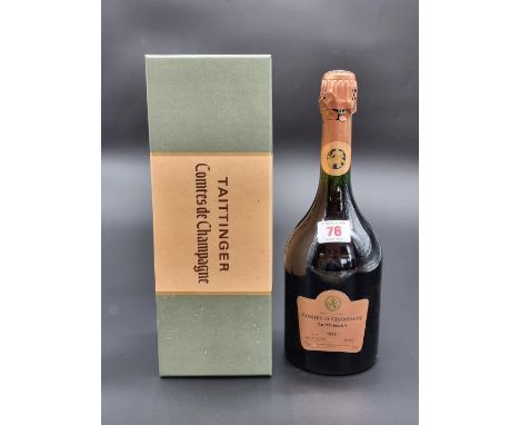 A 75cl bottle of Taittinger 1995 Vintage Rose 'Comtes de Champagne',&nbsp;in oc.