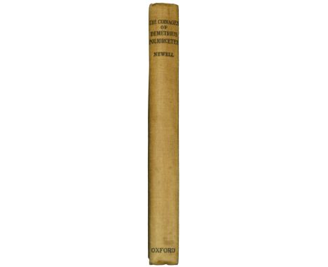 Newell, E. T., The Coinage of Demetrius Poliorcetes, First edition, London, Oxford University Press, 1927, ix + contents + 17