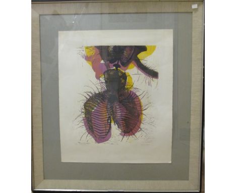 Olwen Jones (b.1945), Micro Form I, lithograph, signed and numbered, 44 x 40cm  