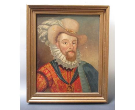 After Marcus Gheerhaerts - Portrait of King James 1 - oil on panel (cradled), 59 x 47cm  Oil on wooden panel . Later cradling