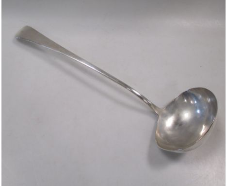 A silver ladle, London 1806, Richard Comyns  