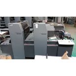 Heidelberg SM 52-2 2 colour press (2007) serial number 208157 with Baldwin Basicliner 1.0L, (2007)