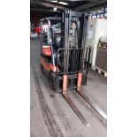 Toyota 7FB15 1,500kg electric forklift truck, (2001) serial number 7FB18815326 with charger (Delayed