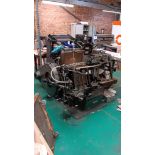 Heidelberg platen press, with CMI foilmiser attached